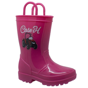 Children's PVC Boot with Light-Up Outsole Pink - CI-4009 - TRAPSKI