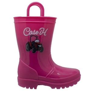 Children's PVC Boot with Light-Up Outsole Pink - CI-4009 - TRAPSKI