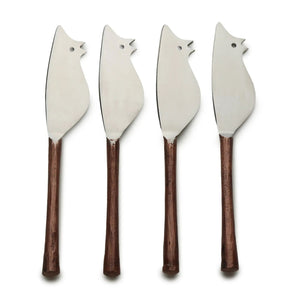 CAMELLIA RATONCITO CHEESE SPREADER/KNIFE 4 PC. SET - TRAPSKI