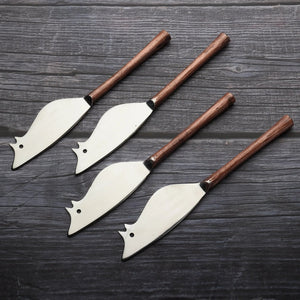 CAMELLIA RATONCITO CHEESE SPREADER/KNIFE 4 PC. SET - TRAPSKI