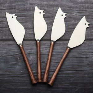 CAMELLIA RATONCITO CHEESE SPREADER/KNIFE 4 PC. SET - TRAPSKI