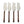 CAMELLIA RATONCITO CHEESE SPREADER/KNIFE 4 PC. SET