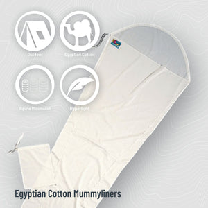 MummyLiner™ Egyptian Cotton - short