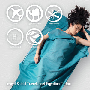 Insect Shield® TravelSheet™ Egyptian Cotton