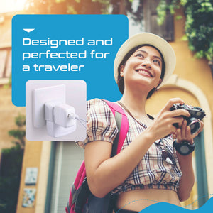 Brazil Travel Adapter - Type N - Ultra Compact (CT-11C, 3 Pack) - TRAPSKI
