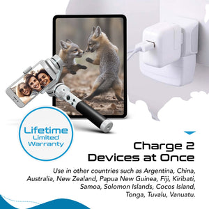 Australia, China Travel Adapter - Type I - Ultra Compact (CT-16, 3 Pack) - TRAPSKI
