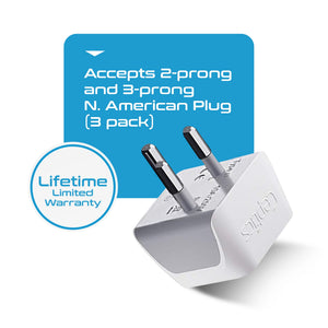Thailand Travel Adapter - Type O - Ultra Compact (CT-18, 3 Pack) - TRAPSKI