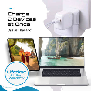 Thailand Travel Adapter - Type O - Ultra Compact (CT-18, 3 Pack) - TRAPSKI