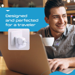 Japan, Philippines Travel Adapter - Type A - Ultra Compact (CT-6, 3 Pack) - TRAPSKI