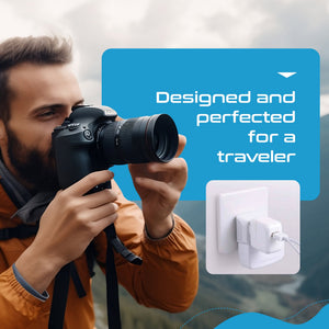 Europe (Schuko) Travel Adapter - Type E/F - Ultra Compact (CT-9, 3 Pack) - TRAPSKI