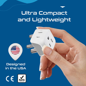 African Travel Adapter Set - Type M, G, E/F - 3pcs (CT-AF-SET) - TRAPSKI