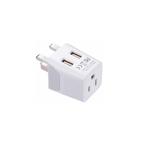 European Travel Adapter Set – Type E/F, G, C - With Dual USB - 3pcs (CTU-EU-SET) - TRAPSKI