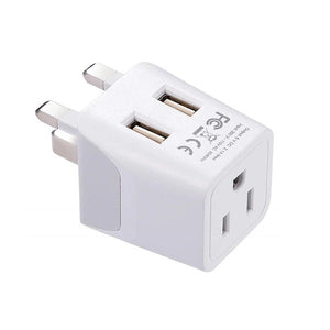 South Africa Adapter Plug Combo Type M, G | Dual USB - African Combo (CTU-7-10L)