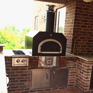 CBO 750 Hybrid Countertop Pizza Oven (Residential) No SKIRT | Dual Fuel (Gas and Wood) - TRAPSKI