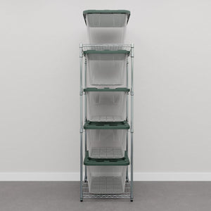 Storage Bin Rack Combo