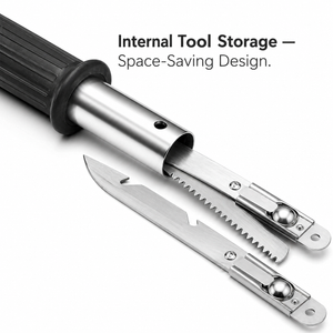 6-in-1 Multi Tool Survival Kit Shovel Knife Axe Saw Nail Puller w/ Pouch Outdoor Gear Camping