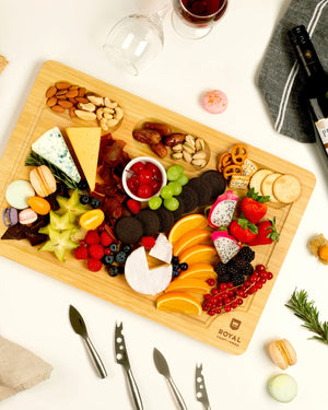 Cutting Board with Compartments, 18” x 12”