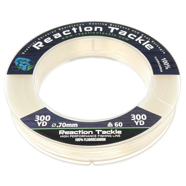 Reaction Tackle 100% Pure Fluorocarbon Fishing Line