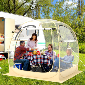Instant Pop up Sports Tent with Carrying Bag and Floor Mat for 1-2/5-6 People