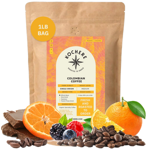 Kochere Coffee Colombian Medellin Single Origin Medium Roast - Dried Orange, Berry Notes