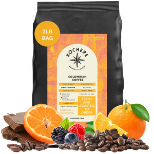 Kochere Coffee Colombian Medellin Single Origin Medium Roast - Dried Orange, Berry Notes