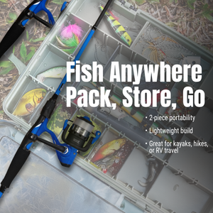 Reaction Tackle Fishing Rod and Spinning Reel Combo -SmoothCast