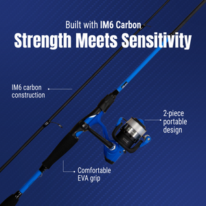 Reaction Tackle Fishing Rod and Baitcasting Reel Combo - Big Bite