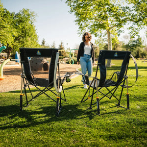GCI Outdoor Comfort Pro Rocker Collapsible Rocking Chair & Outdoor Camping Chair