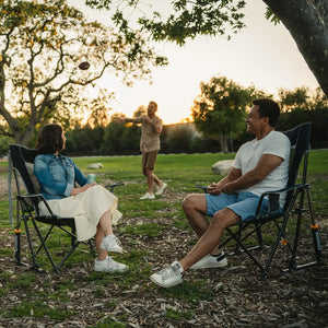 GCI Outdoor Comfort Pro Rocker Collapsible Rocking Chair & Outdoor Camping Chair
