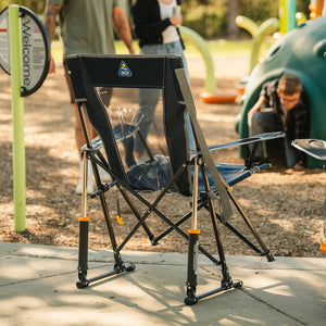 GCI Outdoor Comfort Pro Rocker Collapsible Rocking Chair & Outdoor Camping Chair