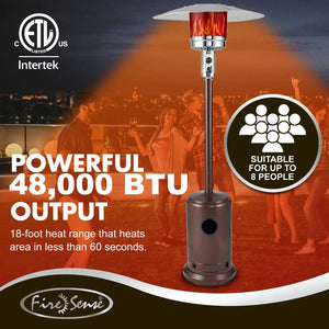 Commercial Series Patio Heater in Aged Chestnut Finish