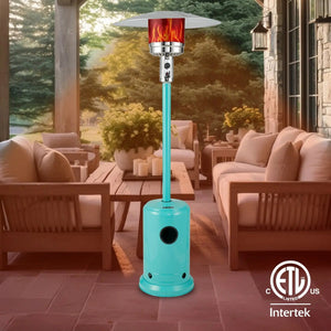 Commercial Series Patio Heater in Aqua Blue