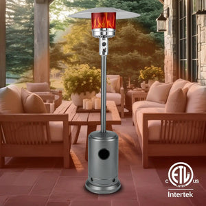 Commercial Series Patio Heater in Hammered Platinum