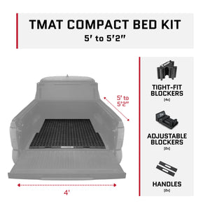 Tmat Compact Truck Bed Organizer Slide Out Mat | Universal Fit