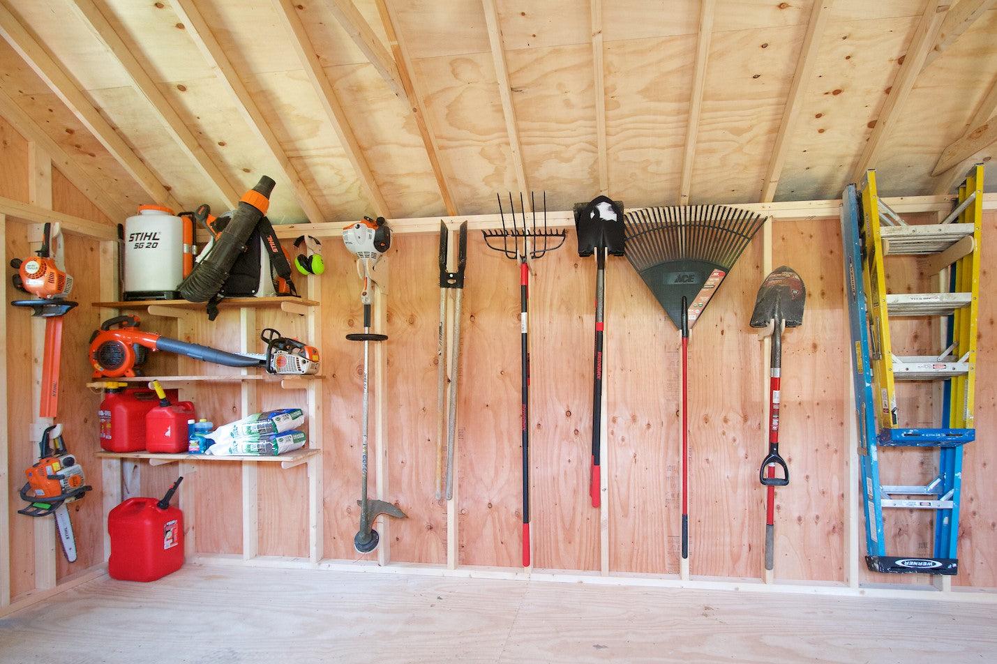 MAX SHED KIT | Storage Shed, Garden Shed, Sheds For Sale, Yard Tool Organizer, Garden Tool Storage, Yard tool Rack, Shed Accessories - TRAPSKI, LLC
