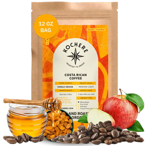 Kochere Coffee Costa Rican Alajuela Medium Roast - Sweet Apple, Raisin Notes