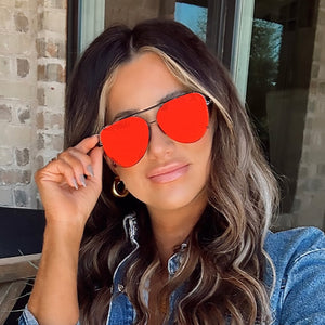 Cristina Mirrored Red