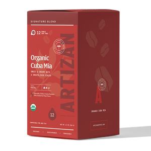 Organic Cuba Mia Double Espresso ESE Coffee Pods, Dark Roast - 12 Pods