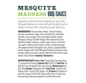 Mesquite Madness® Sauce