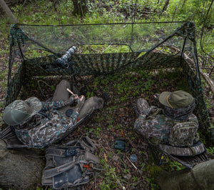 Double Up System - Mossy Oak Greenleaf 3D Leafy - TRAPSKI