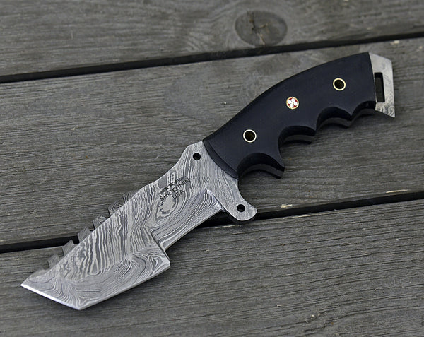 Knightmaker Damascus Steel Tracker Knife