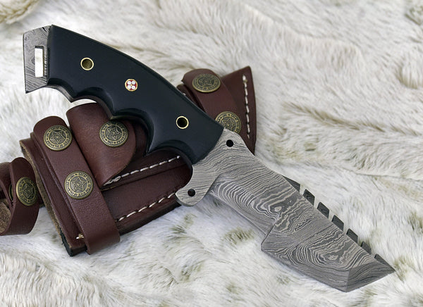 Knightmaker Damascus Steel Tracker Knife