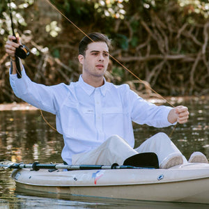 White Explorer Shirt | Long Sleeve - TRAPSKI