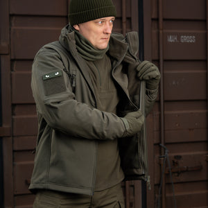 M‑Tac Softshell Tactical Jacket with Fleece Liner - TRAPSKI