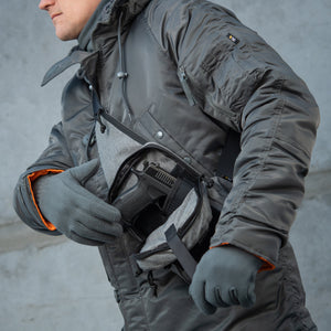 M-Tac LEFT-HANDED Tactical Sling Bag for Men with Holster