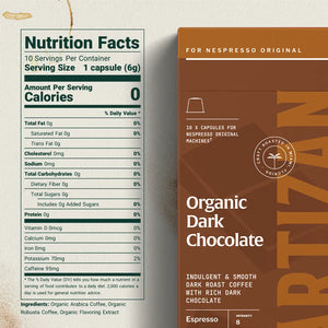 Organic Dark Chocolate - Espresso