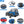 5.5-6.7ft Portable Pickup Truck Bed Tent Blue