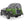 5.5-6.7ft Portable Pickup Truck Bed Tent Green