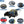 5.5-6.7ft Pickup Truck Bed Tent with Awining Navy