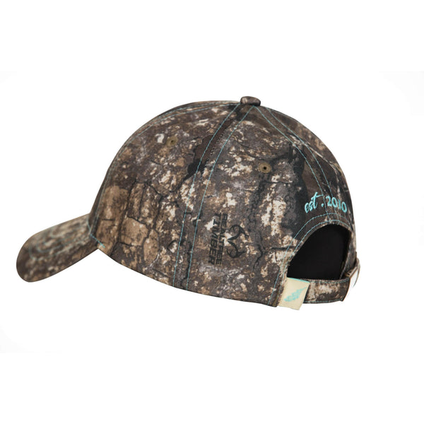 Distressed Camo Baseball Cap